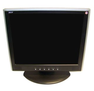 Acer AL 1703 17 LCD Monitor   Black Silver