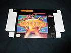  & BRAND NEW Earthbound FOR DISPLAY ONLY SNES Box/Case Authentic