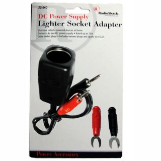 Radio Shack 22 50 DC Power Supply Lighter Socket Adapter