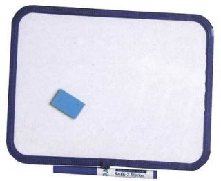 Dry Erase Board w/ Marker & Mini Eraser for Students 8.5x11 Whiteboard 