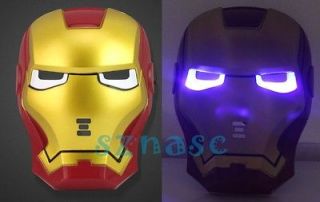 Cool Ironman LED Glowing Light Mask For Children in Fancy Dress 