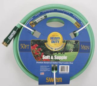 Swan 14008049 Green 5/8 x 50ft. Soft Supple Garden Hose