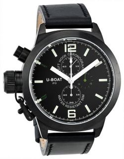 Boat Black Dial Leather Mens Watch 295