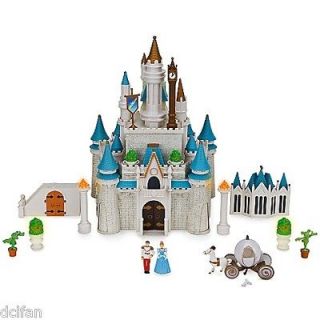 Disney World Cinderella Castle Princess Dollhouse Monorail Playset NEW