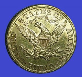   Dollar Gold Coin Liberty Head & Eagle Tail ~ immaculate collectible