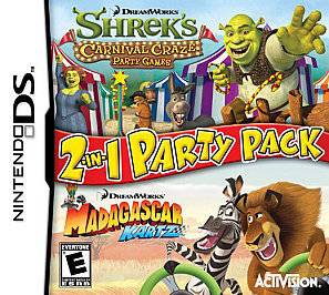 Dreamworks 2 in 1 Party Pack (Nintendo DS, 2010)