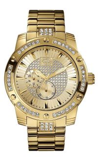 MARC ECKO THE POSSESSION TEXTURED SUNRAY DIALS WUTH REAPEAT LOGO WATCH 