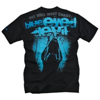 SHIRT PIT BULL BLU EYED DEVIL. IDEAL FOR GYM,TRAINING,MMA FIGHTERS 