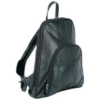 Embassy Italian Stone Design Genuine Lambskin Leather Backpack/Purse