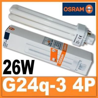 OSRAM G24q 3 26W 4 pin 2700K 3000K 4000K PLC lamp bulb Compact 
