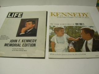   JFK Memorial Edition Magazine, Look Magazine Kennedy Family Pics