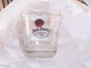 Jack Daniels CRYSTAL WHISKEY GLASSES Old #7 BRAND First Gold Medal 