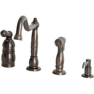 Giagni Traditional Vintage Bronze Kitchen Faucet   Bronze Spread 