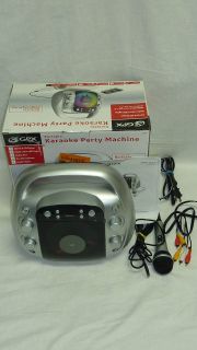 GPX J100S Portable Karaoke Party Machine CD+G & CD Player