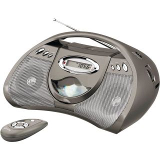 GPX Portable CD Player AM/FM Radio and Remote Control Line In 