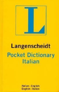 Pocket Dictionary  Italian   English by Langenscheidt Publishers 