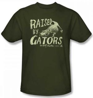   Raised By Gators New Licensed Adult T Shirt S 3XL History Channel