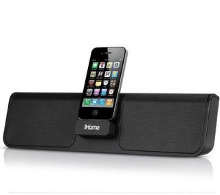 iHome Rechargeable Portable Stereo System for iPhone/iPod 4 Speaker IH 