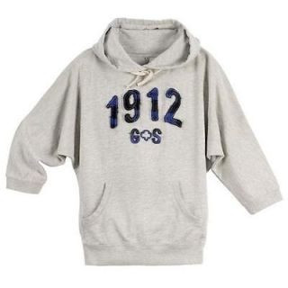 NWT Womens Juniors GIRL SCOUT 1912 Gray Hoodie Sweatshirt Size L XL 