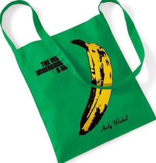 THE VELVET UNDERGROUND Andy Warhol Cotton Tote Bag Shopping Sling 