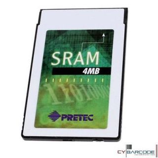 Pretec 4MB SRAM Card PCMCIA   New (old stock) with One Year Warranty