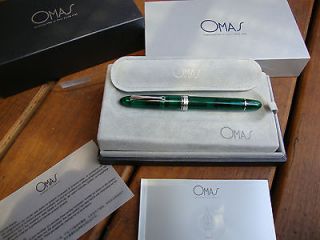 Newly listed OMAS NEW 2012 OGIVA GREEN DEMONSTRATOR LIMITED EDITION 