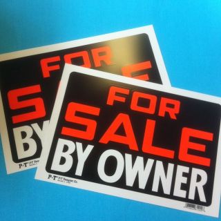 12x8 BUSINESS SIGN FOR SALE BY OWNER NEW 2 IN LOT