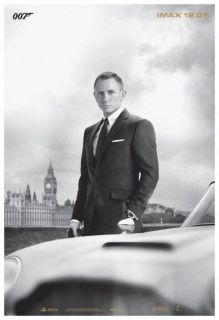   James Bond 13.5x20 Original Promo Movie Poster IMAX Version MINT 007