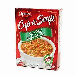 Lipton Cup a Soup, Spring Vegetable, 4 pack