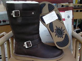 Ugg Kensington Leather Boots in Toast Brown New with Box size 7 women 