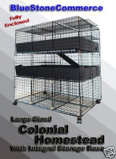 NEW 3 Level 2X3 Guinea Pig LARGE Enclosed Pet CAGE