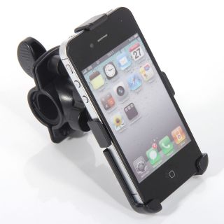 Black Bicycle Bike Handlenar Phone Mount Holder Cradle for Apple 