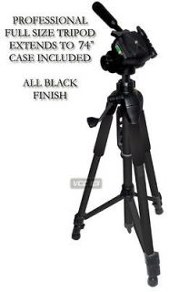   Duty Tripod 3 Way Panhead bubble level For all SLR Camera camcorder