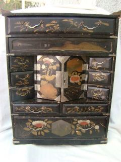 antique chinese jewelry box in Boxes