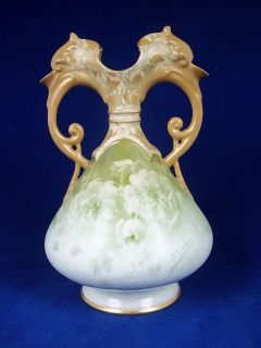 Antique Doulton Burslem Two Handled Vase, 1897