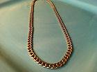 Vintage Sterling Silver 925 Gold Tone Chain Necklace Italy 18 inches