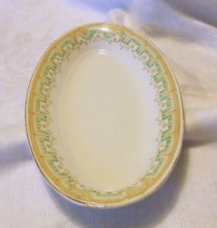 ANTIQUE W H GRINDLEY & CO ENGLAND OVAL SERVING DISH PICKLE TRAY