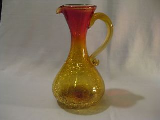 vintage crackle glass in Glassware