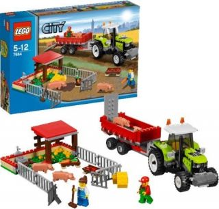 LEGO CITY 7684 PIG FARM & TRACTOR *NEW & SEALED, SOLD OUT & RETIRED 