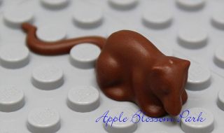 NEW Lego Minifig Animal BROWN RAT Mouse Rodent 1382