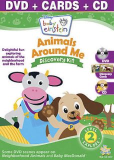   Einstein Animals Around Me Discovery Kit New Sealed DVD CD and Cards