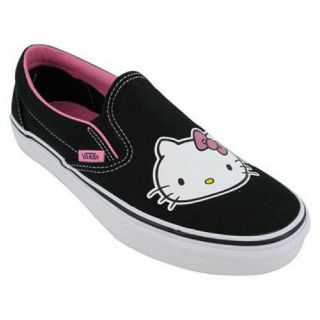 Vans Unisex Hello Kitty slip on canvas skateboard shoes  Style VN 