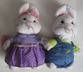 Max and & Ruby Rabbits Plush Stuffed Barnes Nobles TV Show 2009 Purse 