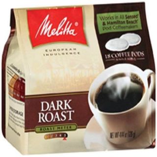 108 MELITTA Dark Roast Coffee Pods FRESH 18 x 6 Packs NEW Senseo 
