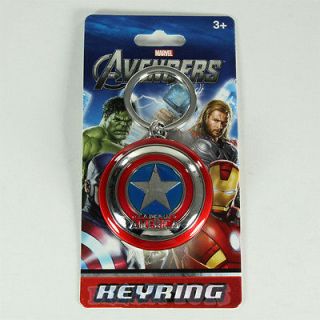 The Avengers Marvel Studios Captain America Shield Pewter Keychain 