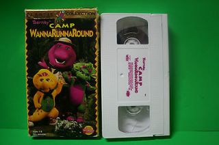   Barneys Camp WannaRunnaRound (VHS, 1997) Children Kids VHS Video Tape