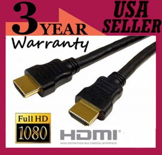 2x PREMIUM HDMI CABLE 6FT For BLURAY 3D DVD PS3 HDTV XBOX LCD HD TV 