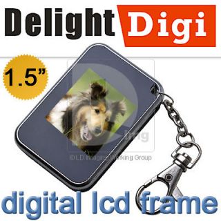 Mini USB 1.5 LCD Digital Photo Picture Frame Key Chain Keychain POF03