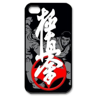 New Karate Kyokushin Kanji Fans Black Iphone 4 4s case