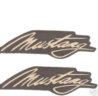Ford Mustang logo/emblem iron on patch/patches